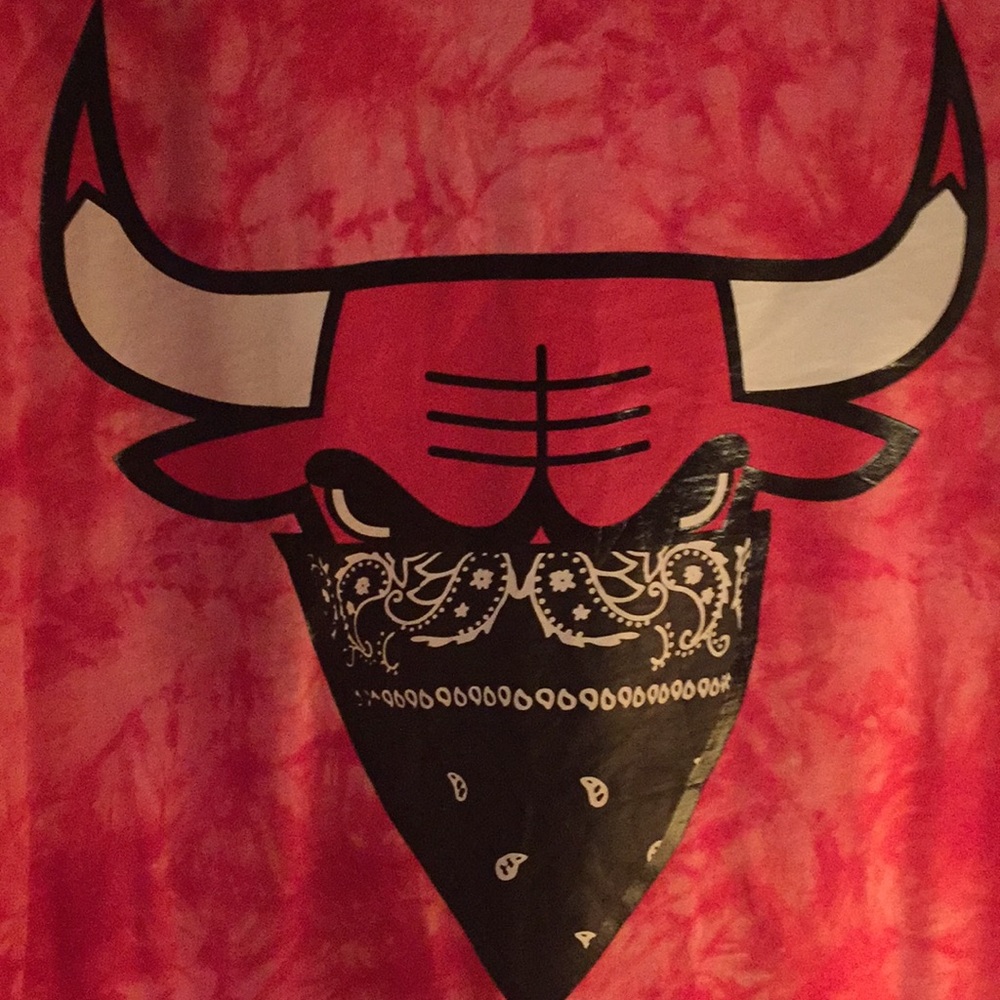 Tie Dye Chicago Bulls Style Tee Shirt Bullies 23